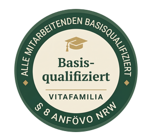 Gütesiegel: Alle Mitarbeitenden basisqualifiziert – § 8 ANFÖVO NRW